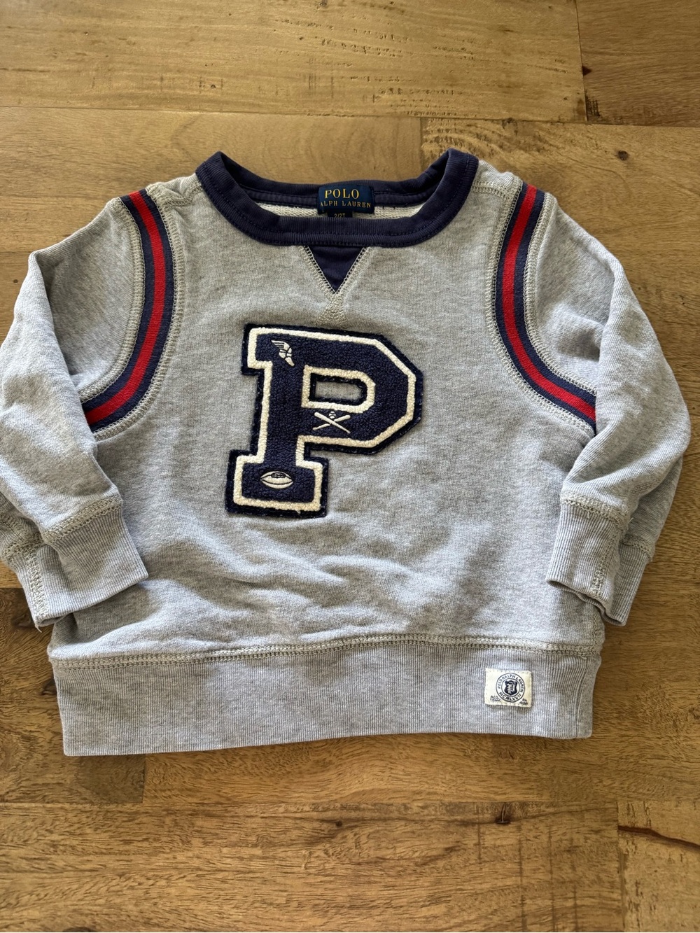 Polo by Ralph Lauren Gray Crewneck Sweatshirt - Kids size 2